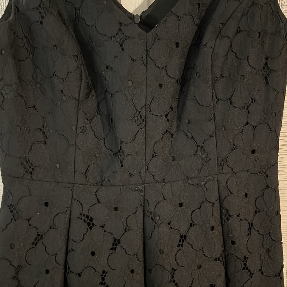 TRINA TURK NWT Black Lace Kianna Fit & Flare Dress Sz 10 - Picture 3 of 9